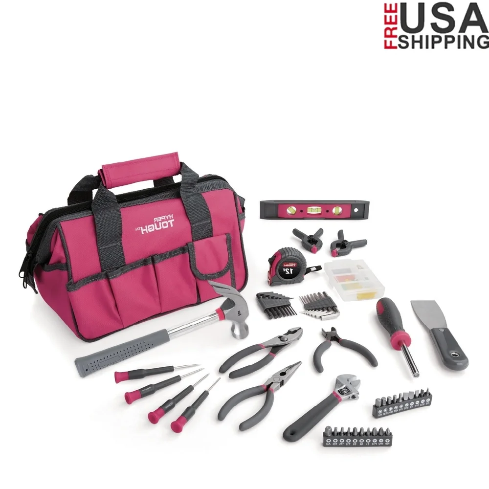 

Набор бытовых инструментов из 89 предметов с прочной 12-карманной сумкой на молнии, магнитные зажимы для бит, плоскогубцы, гаечный ключ, молоток, рулетка