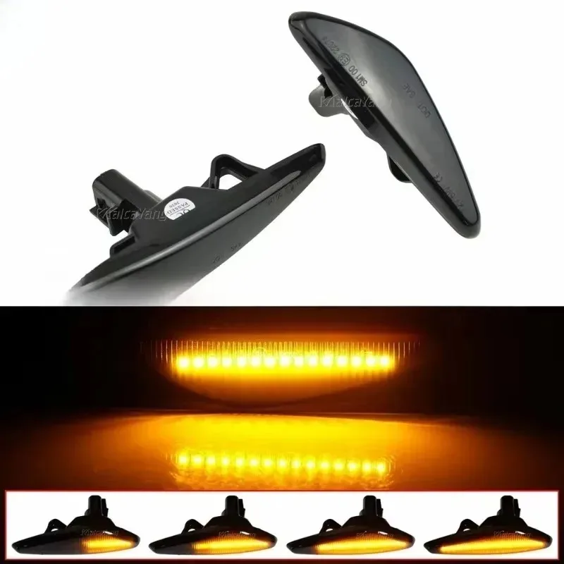 

Side Marker Repeater Indicator Light Dynamic Amber LED for Mazda 6 MX-5 RX-8 Mazda5 Nissan