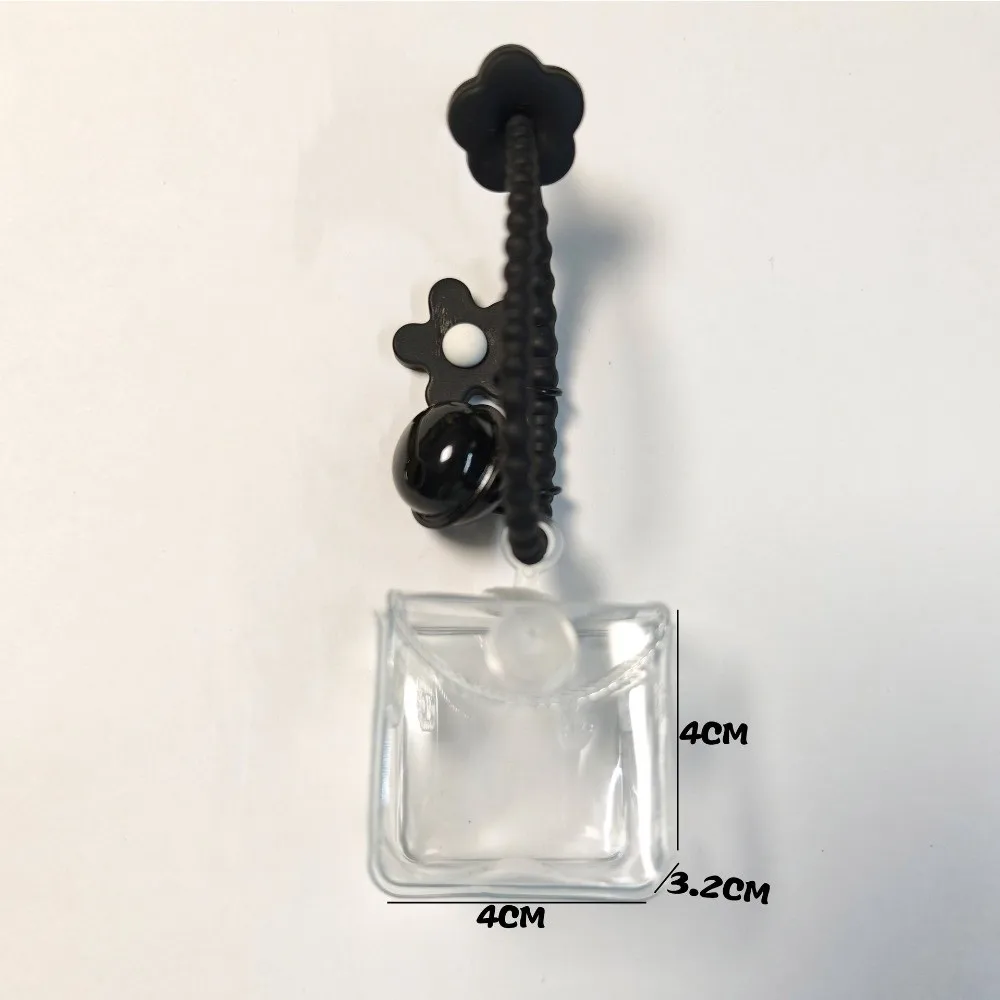 New PVC Mini Transparent Storage Bag 3D Collectible Display Doll Display Bag with Buckle Organizer Doll Collection