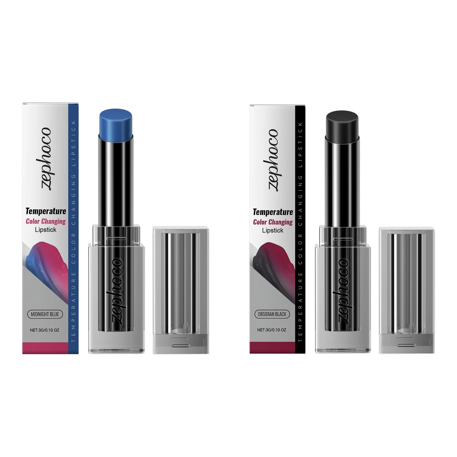 온도 색상 변경 립스틱 오래 지속되는 영양 모이스춰 라이징 엑스 폴리 에이 팅 글로스 여성용 끈적 거리지 않는 변색 립밤