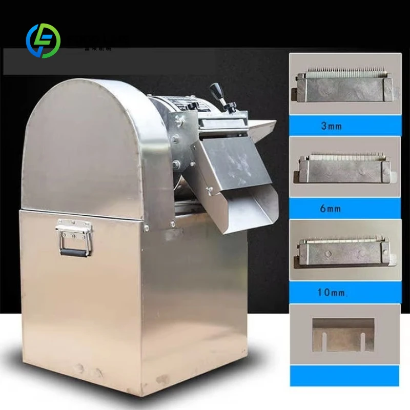 Hot Sale Fruit and Vegetable Dicing Machine 3/6/10Mm Shred Blade Shredder Cutter Dicer Vegetable Slicer
