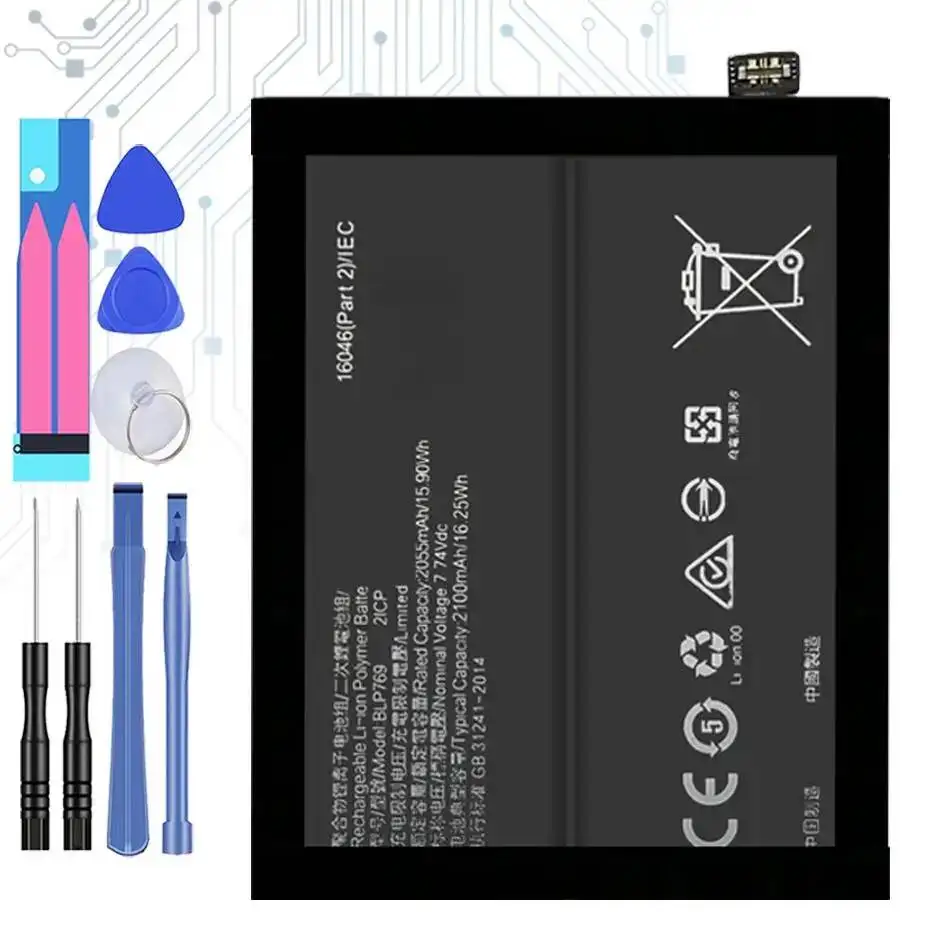 

BLP769 Mobile Phone Battery Durable For Oppo Find X2 2100Mah