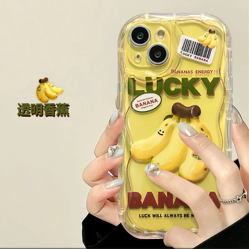 Banana Support Case for Samsung Galaxy A34 A33 A32 A31 A30 A20 A24 4G A23 A22 A21S A20S A14 A13 5G A12 A10S A04E A03 M14 Cover