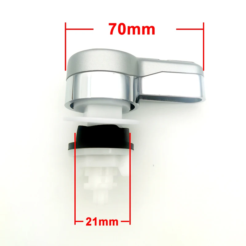 Imagem -05 - Flush Drain Buraco Sanitário Tanque Linha Lateral Cabo Conectado tipo Botão wc Repair Kit Adequado para 2-piece wc 47 Milímetros