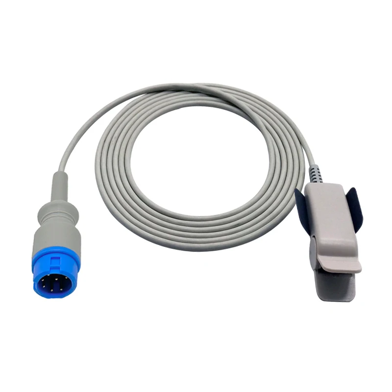 T5/T8 Compatibele 7Pin 3M Finger Clip SpO2-sensorkabel