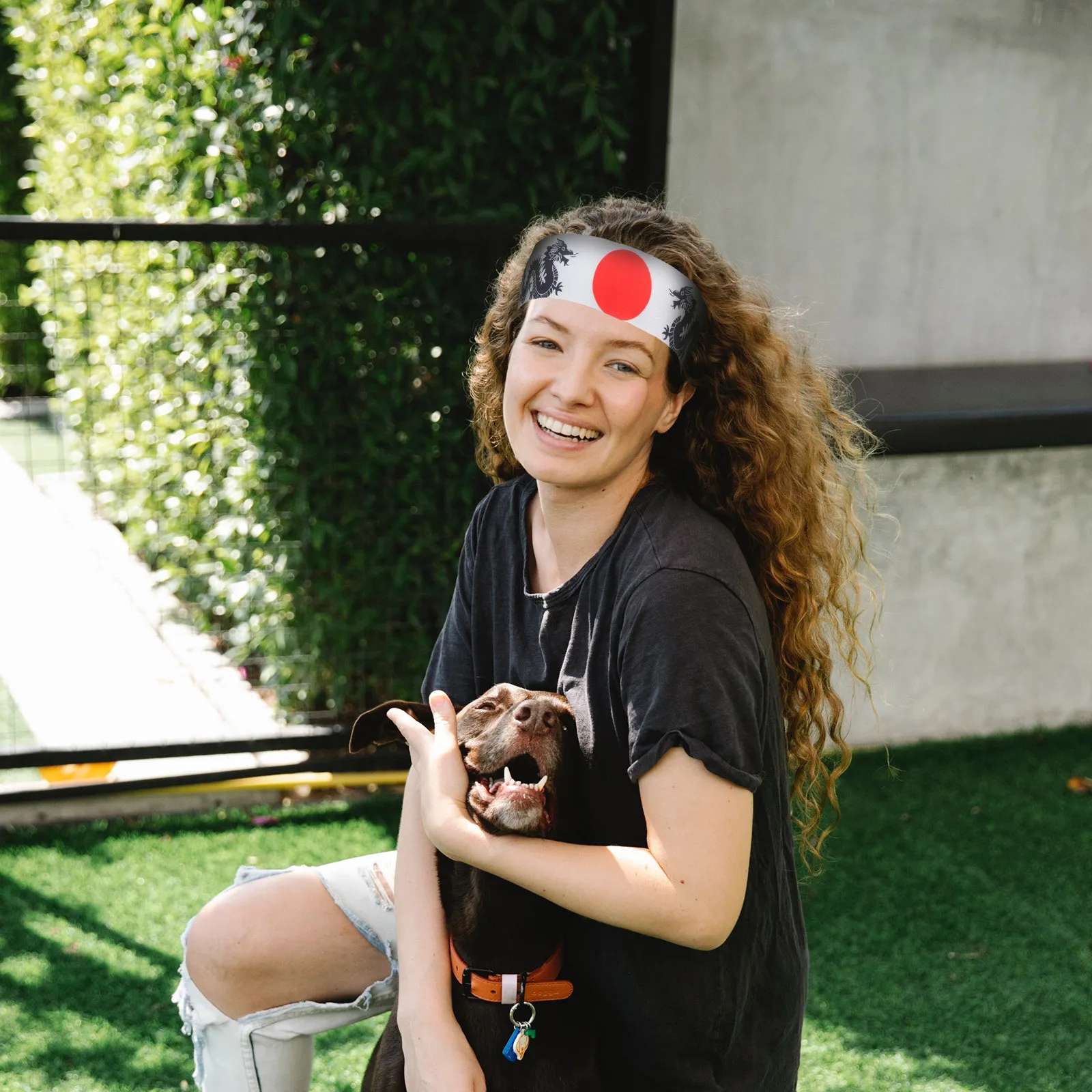 

Samurai Headband Japanese Style Decorative Karate for Workout Fitness Training Men Women Breathable Fashion Head Band