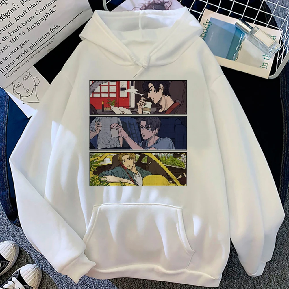 

Initial d hoodies women streetwear Winter sweat y2k Kawaii Hood clothing female anime sweater