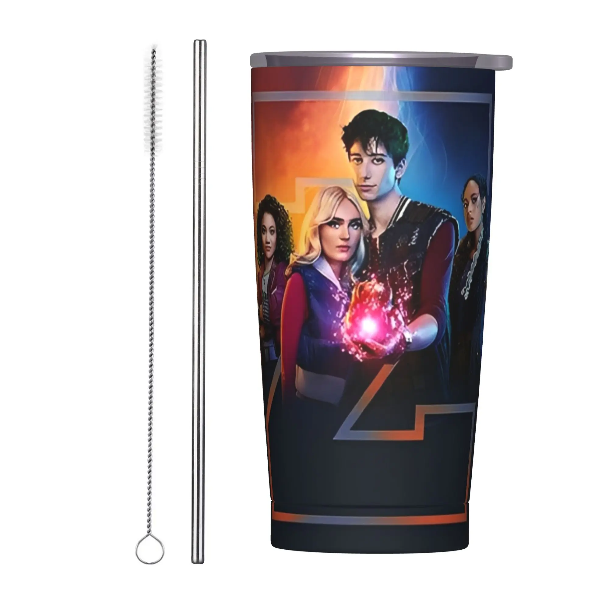 

Zombies 4: Dawn of the Vampires Tumbler 20oz Stainless Steel Double Wall Vacuum Insulated Travel Mug With Straw