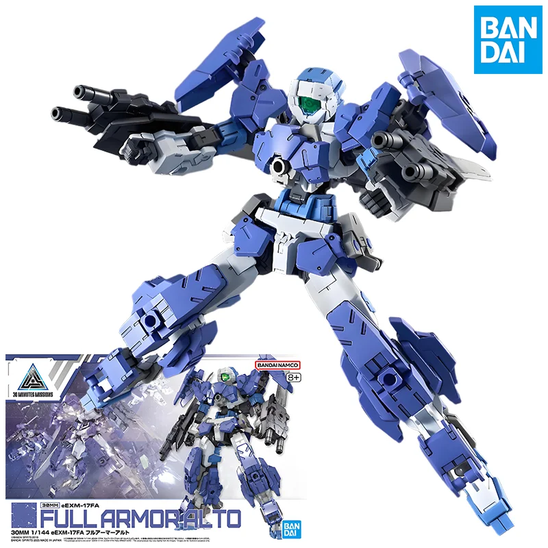 

Bandai Original Genuine Figure 30 MM Model Kit 30MM 1/144 eEXM-17FA Full Armor Alto Collection Action Figure Model Toys Gifts