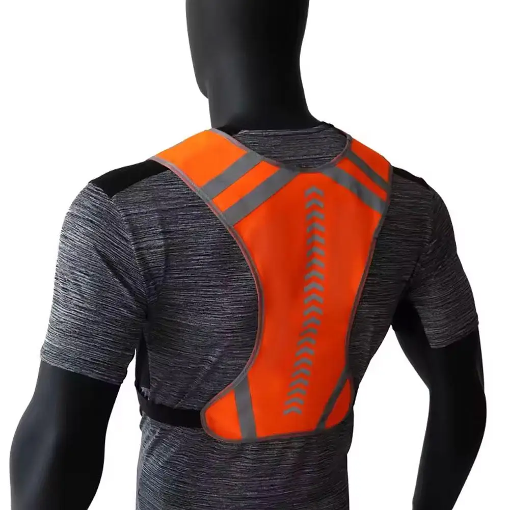 Hochsichtbare Sicherheitsweste für Motorradfahrer, Reflektierende Fahrradweste, Verkehrssicherheitsjacke, Nachtlaufweste, Reflektierendes Arbeitskleidungsstück – Detail 12