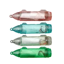 4Pcs*Deep Drop Underwater Fishing Attraction Indicator Lure LED Flashing Light Squid Bait Hard Lures