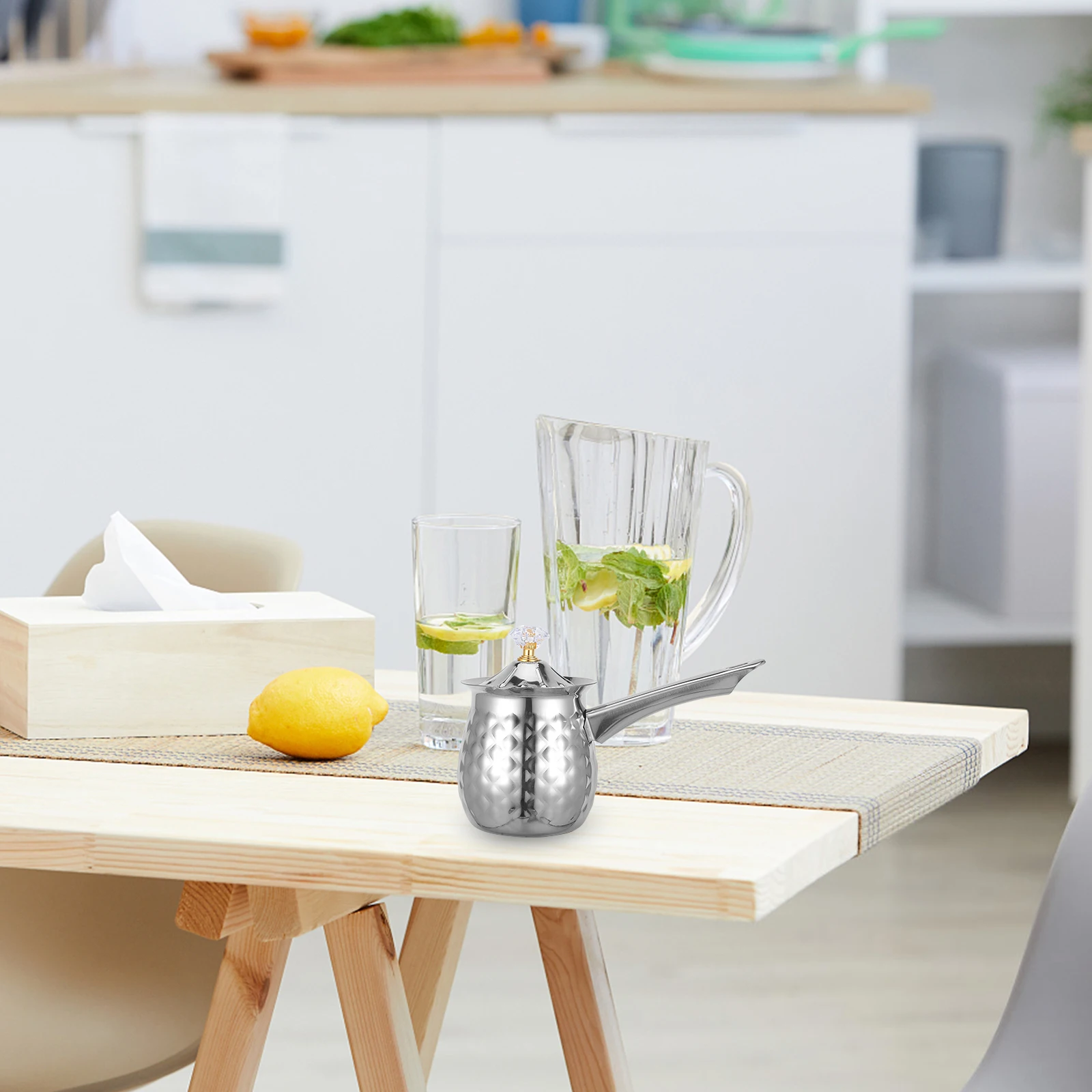 

Stainless Steel Milk Pitcher Anti-Rust 304 Frothing Cup Household Steaming Mug Kitchen Accessory For Home Restaurant
