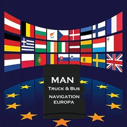 for MAN Truck Bus Harman System Navigation 2016-2020 Equipment Car TF Card Latest Update Europe Turkey Sat Navi Maps