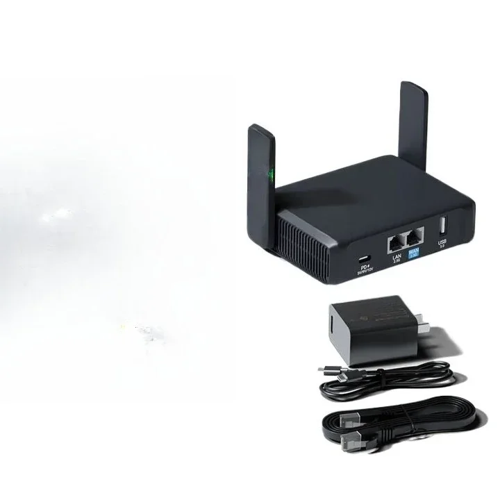 WiFi7 router BE3600 dual 25G network port 1GB memory PD power supply USB30 high speed small and convenient [GL-BE3600