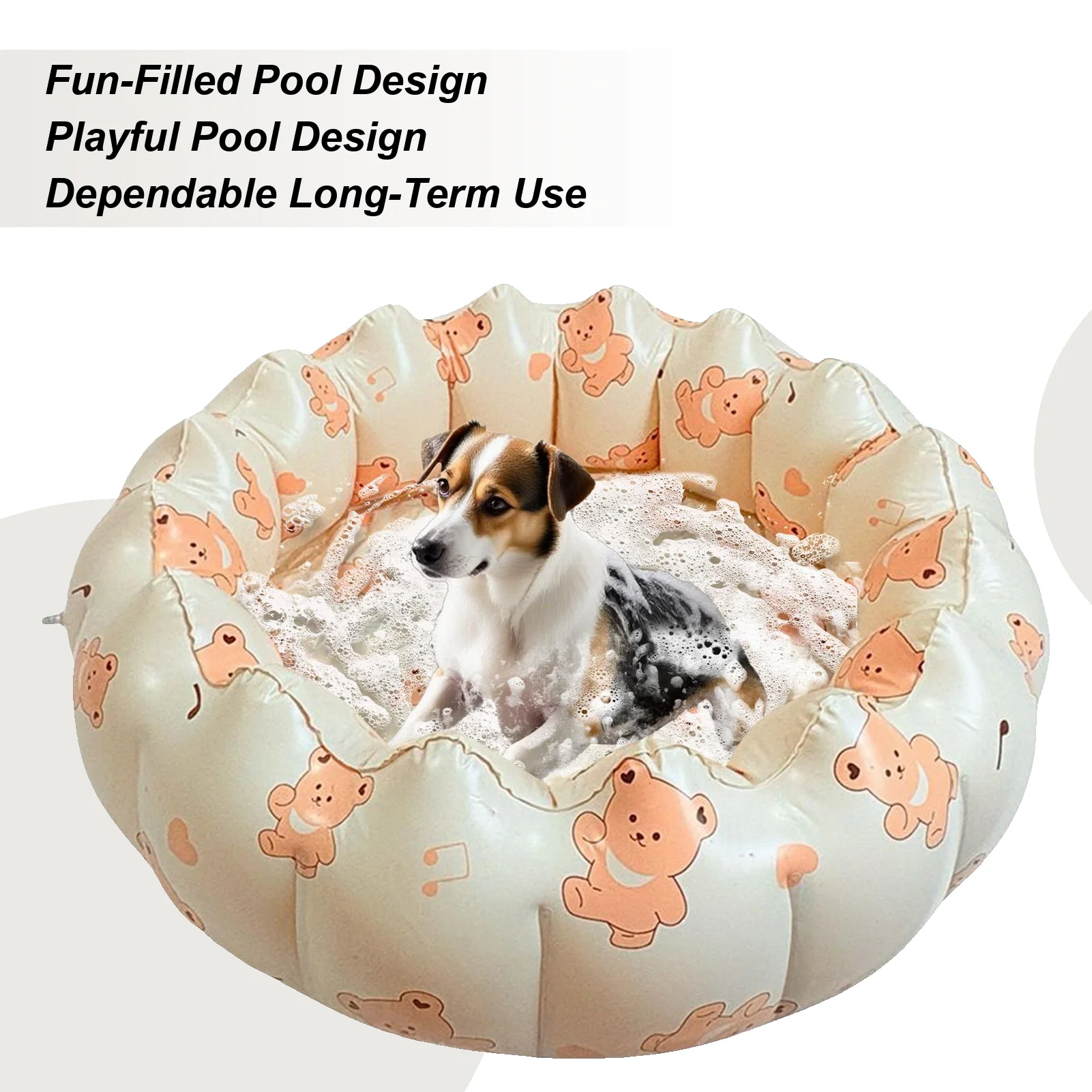 Inflatable Pool for Kids Pvc Blow up Pool Bright Colors Floating Air Cushions Bathtub for Lake Outdoor Party Patio Tanning Beach