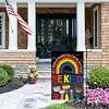 Be Kind Garden Flag 12 x 18 Inch Double Sided Burlap In A World Where You Can Be Anything Pride Rainbow Garden Flags Farmhou llz