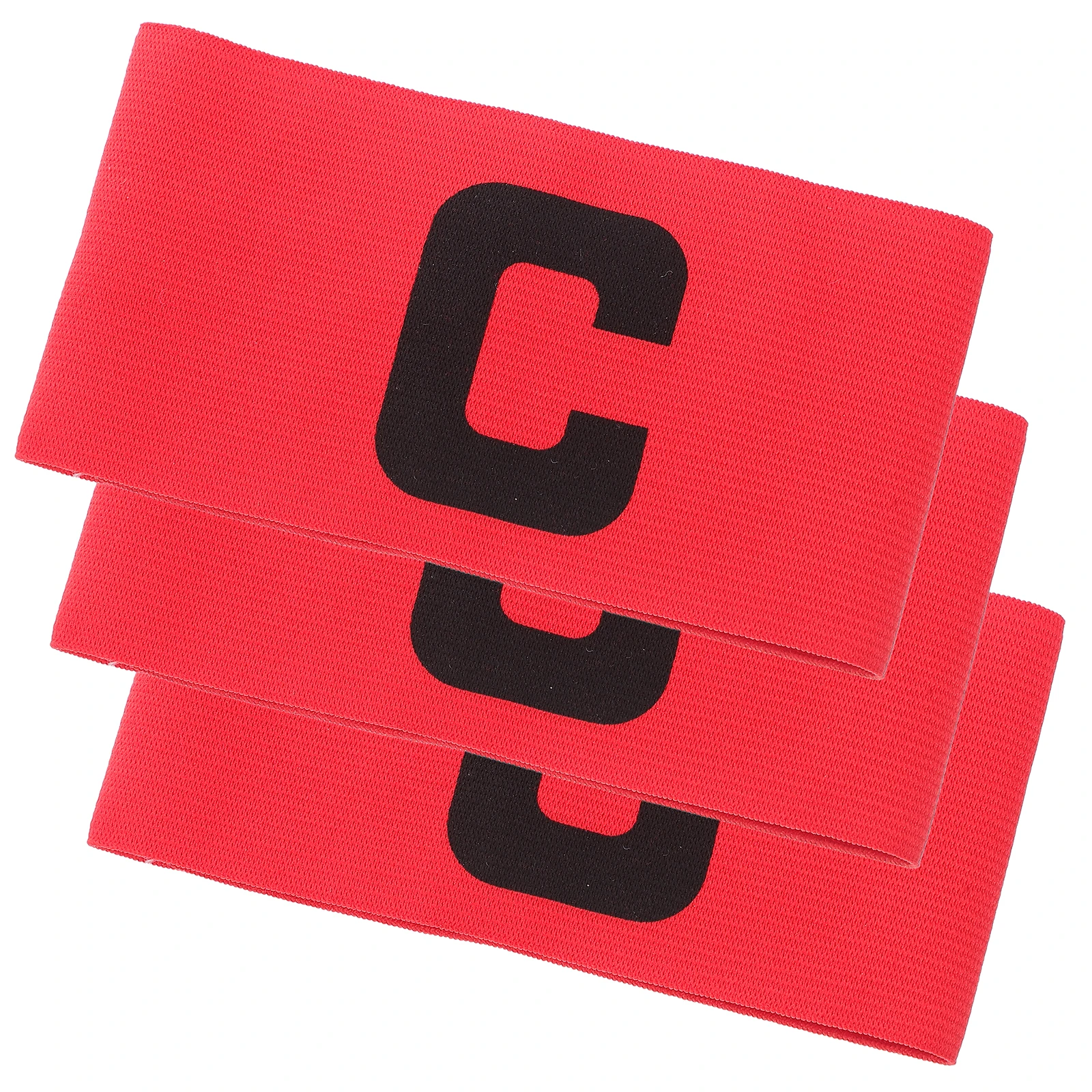 

3 Pcs Football Captain Armband Men Women Bands for Soccer Nylon Sleeves Officials Equipment