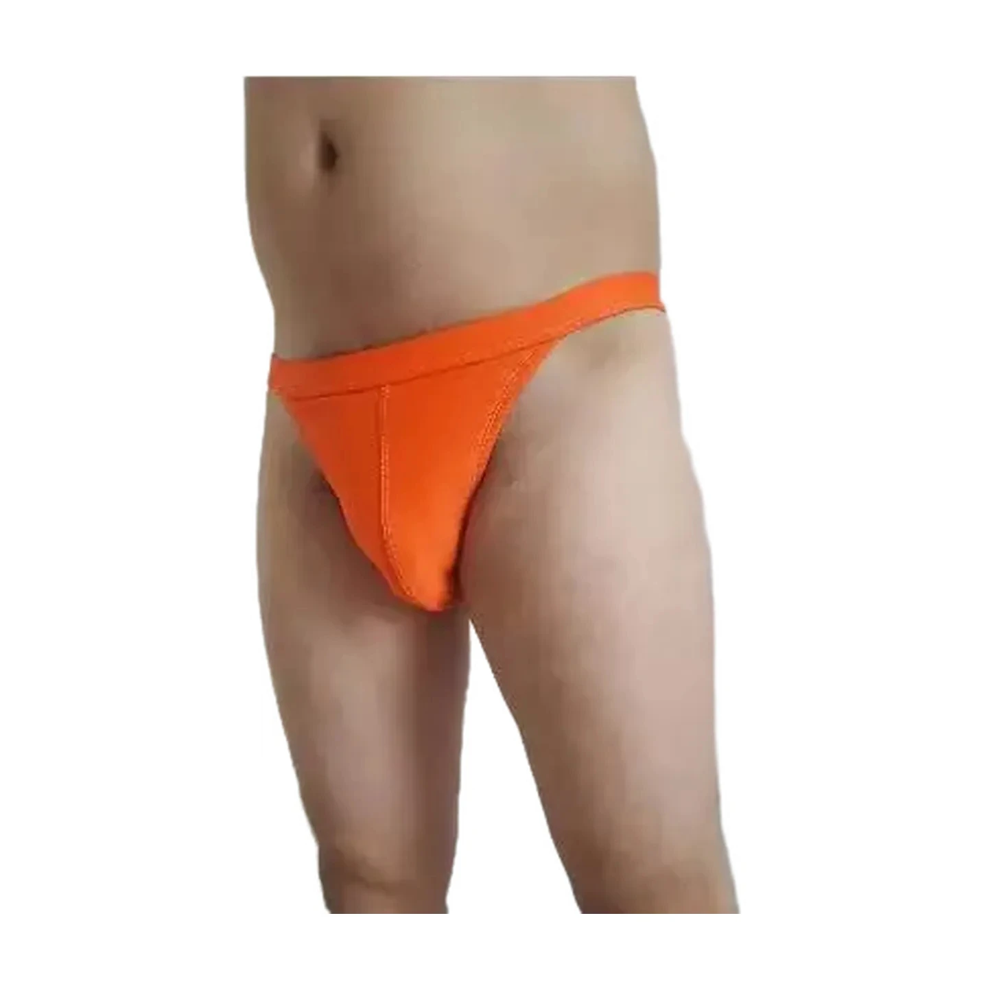 Men\'s suit  Sexy swimwear Monochrome full codeLarge size bikini  triangle Charm orange Super elastic