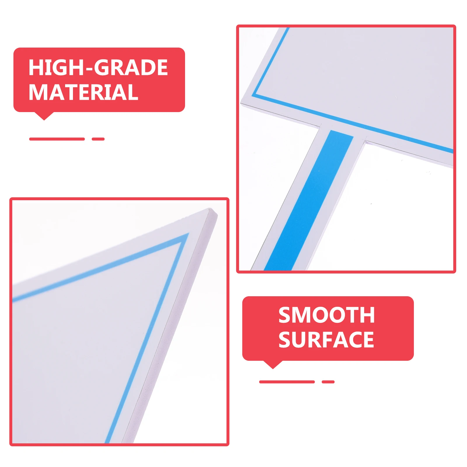 

Dry Erase Scoring Board 20x30cm PVC Handheld Whiteboard for Judges Voting Auction Events Foam Scoreboard Students Mini