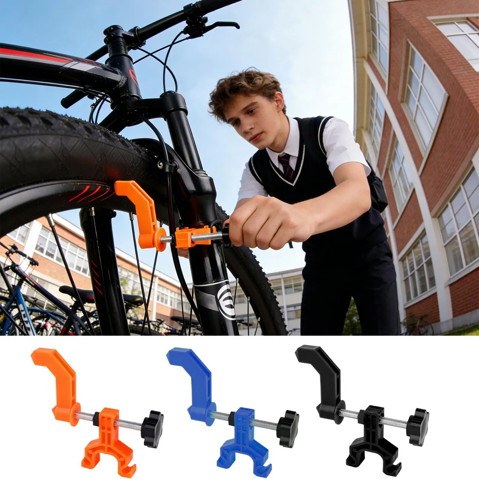 

Professional Wheel Truing Stand, Accurate Tool with Non-Slip Base for Perfect Alignment, Road Mountain Bike Maintenance