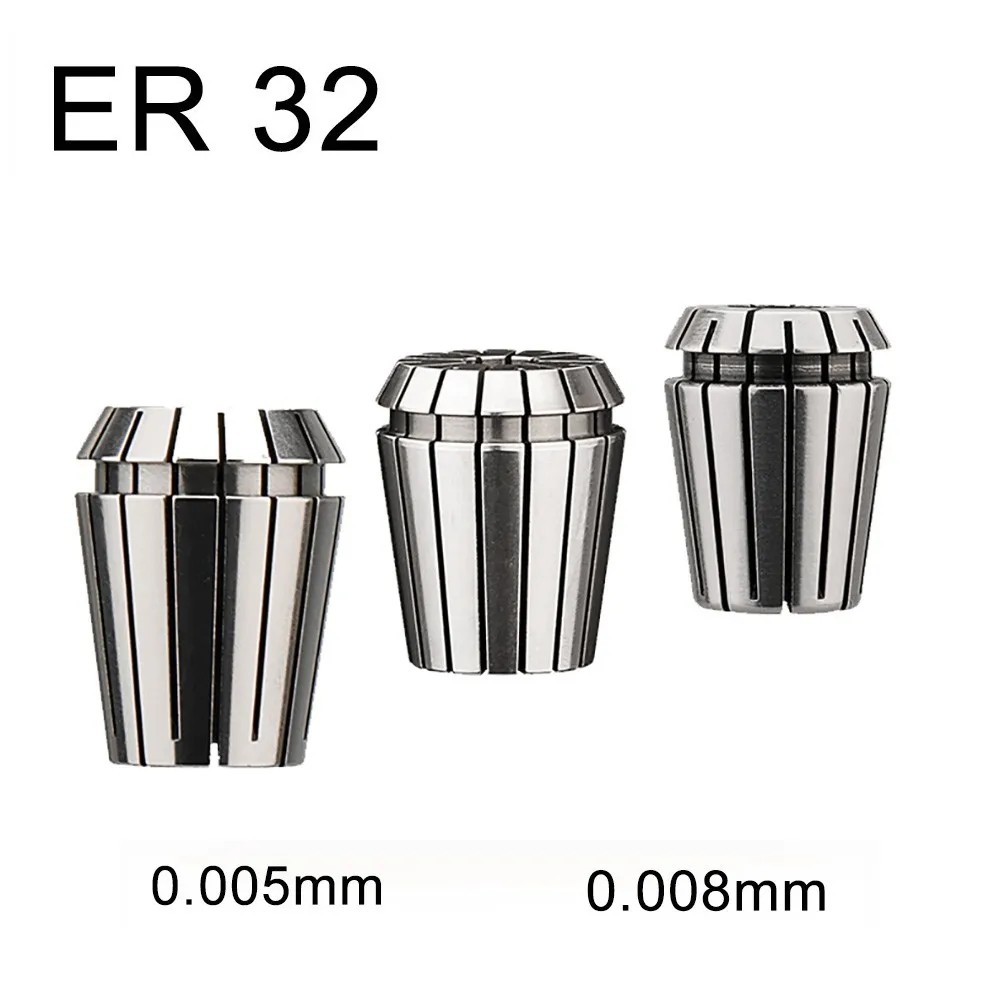 0.005 0.008 High Accuracy ER32 Spring Collet Chuck Anti-Vibration Clamp For CNC Multi-Hole Drilling Milling Engraving Machine