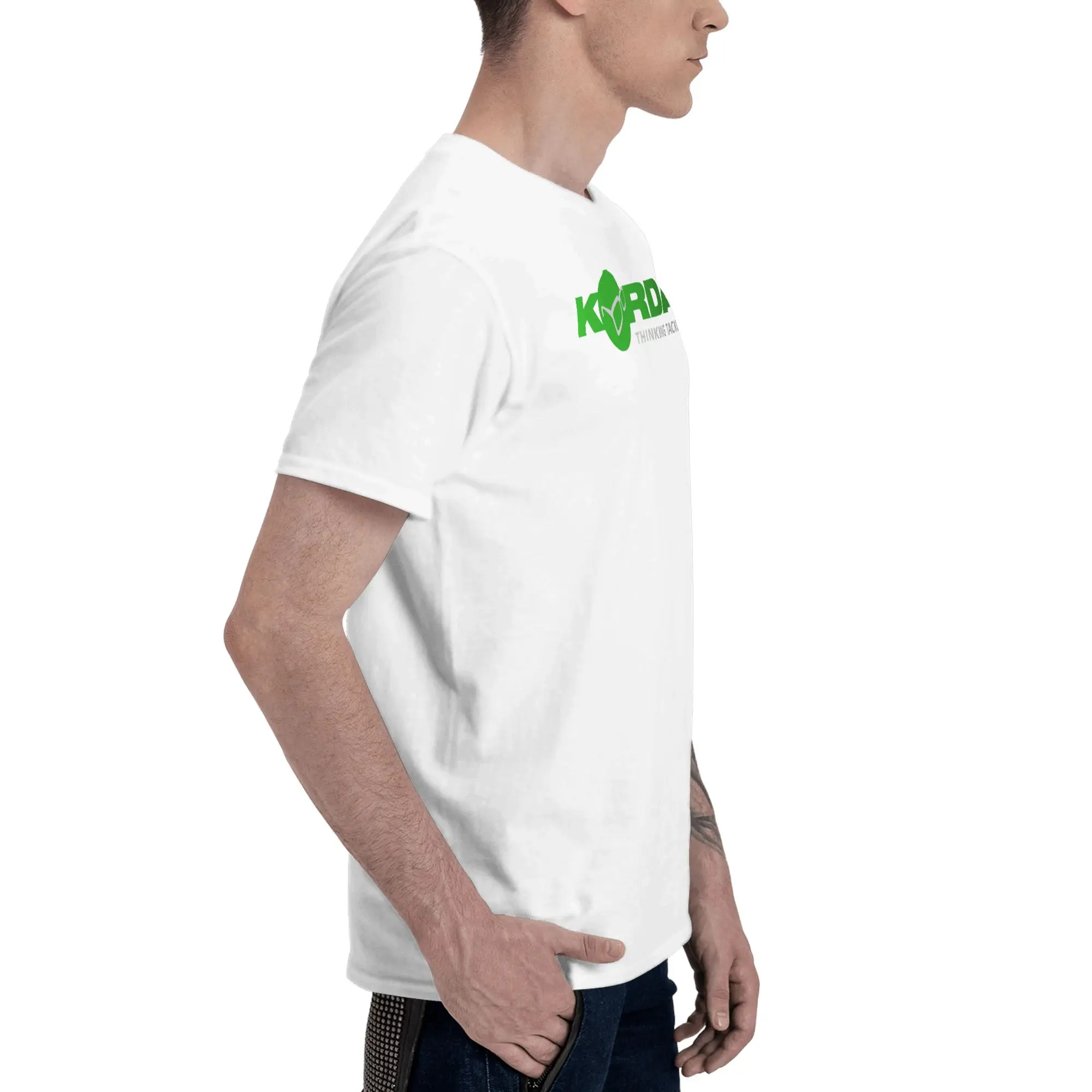 Korda Tackle Room Ultra-Minimalist Reversible T-shirt Street Sports Cotton Tee