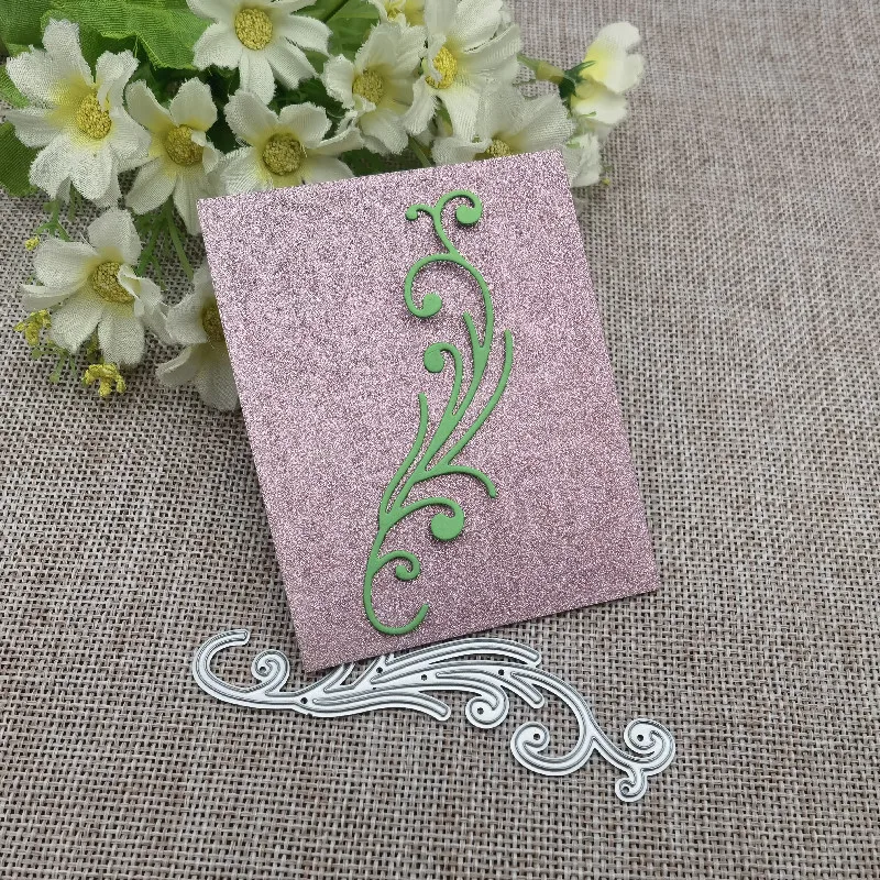 Rattan strip Lace background Metal Cutting Dies Stencils For DIY Scrapbooking Decorative Embossing Handcraft Template