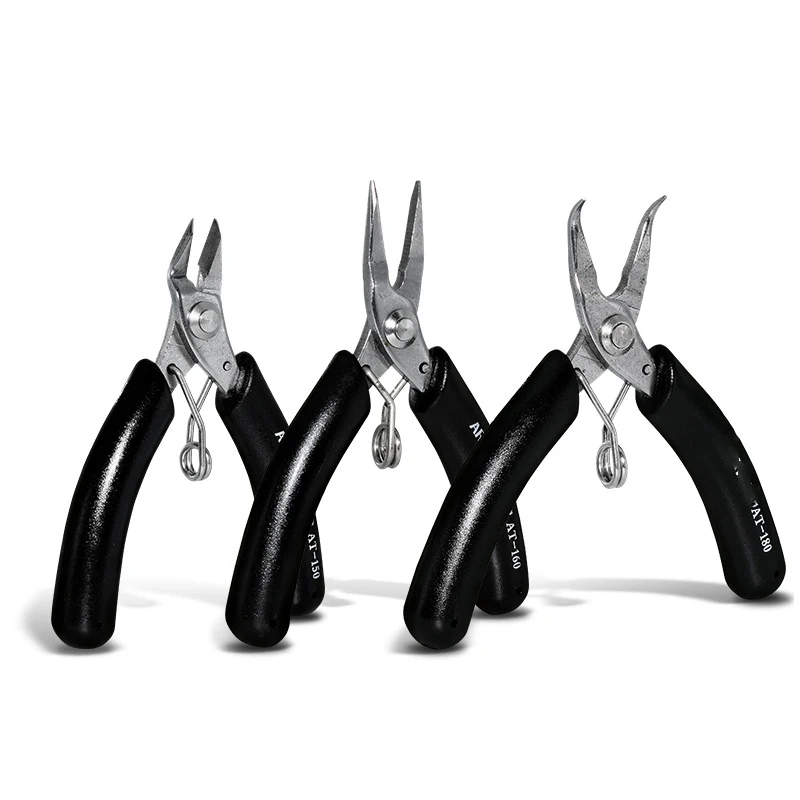 Stainless Steel Pliers Jewelry Making Pliers Tools Wire Cutter for Jewelry Repair Wire Wrapping Round Nose Pliers Hand Tools