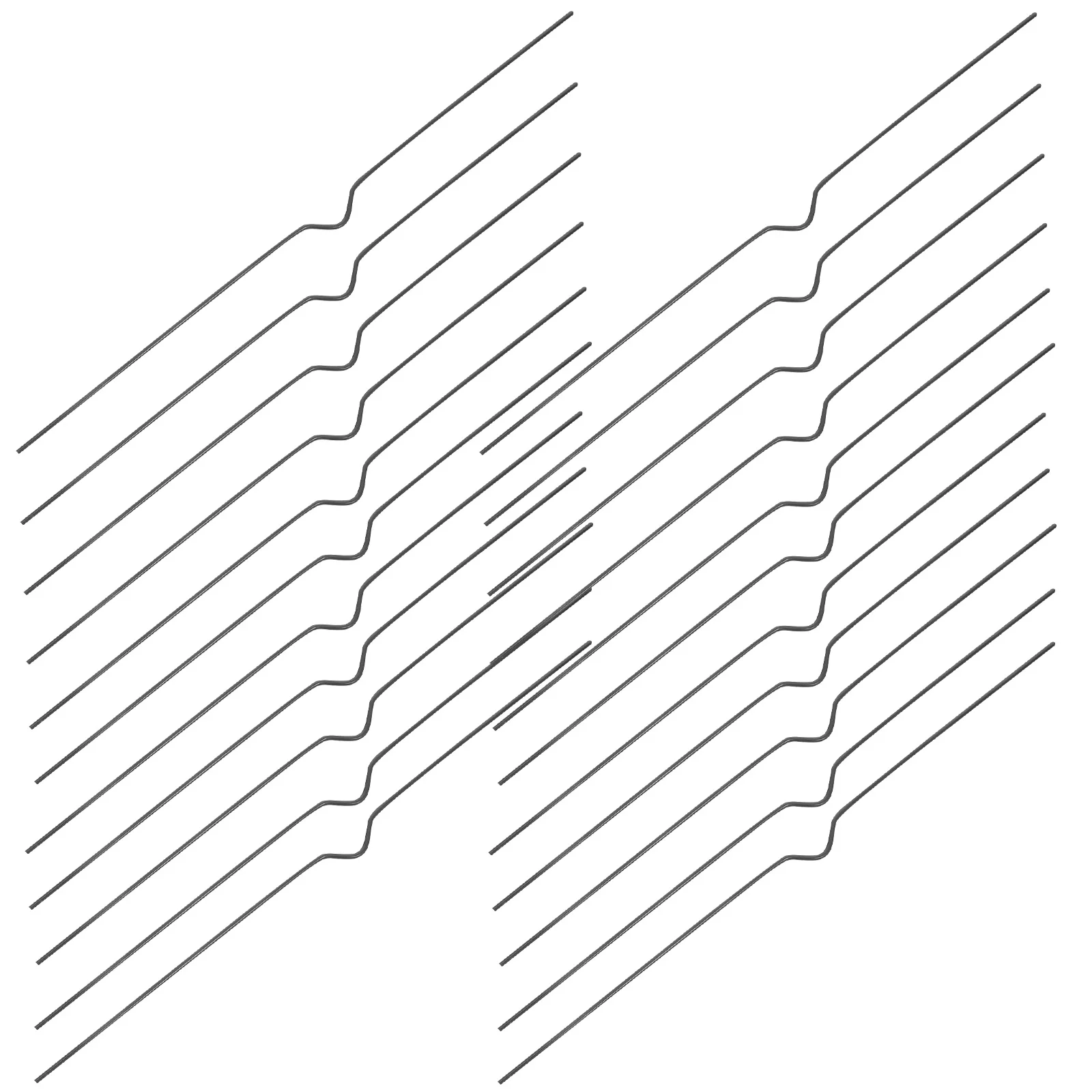 100 pièces calendrier cintre mur fil crochet pour affiche Album œuvre fer Double bobine reliure polyvalent système de suspension mur