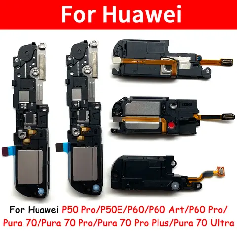Loudspeaker For Huawei P60 Art Pura 70 Ultra Pro P50 P50E Loud Speaker Buzzer Ringer Sound Mobile Phone Replacement Spare Parts