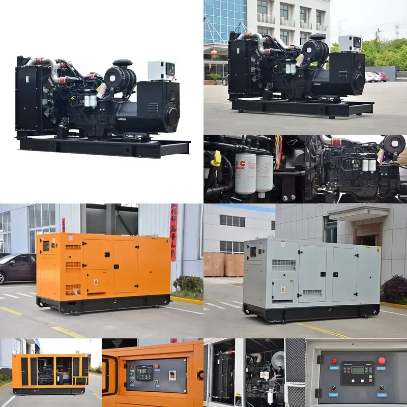 Powered by Generator 220kw 275kva Reliable Genset Electricity Bank Generator Factory Sale