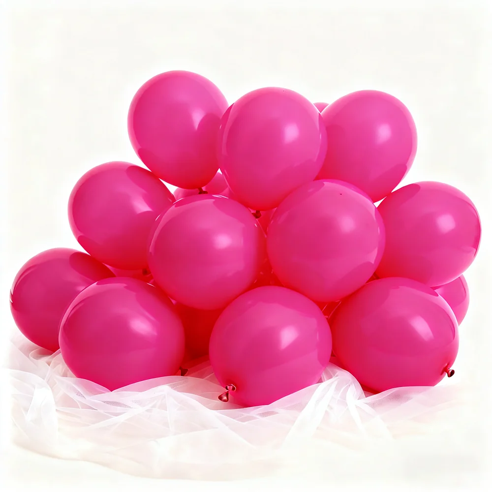 20/50 قطعة ماتي بالون سميكة اللاتكس بالون صغير 10 بوصة 12 بوصة أسود وردي بالون عيد ميلاد الزفاف مهرجان الطرف الديكور #5