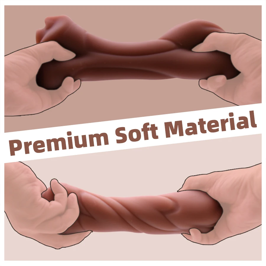 1-piece Male Masturbator with 3 Channels, Mouth, Nose and Pubic Area, Soft Rubbermasturbator with Eco-friendly Materials