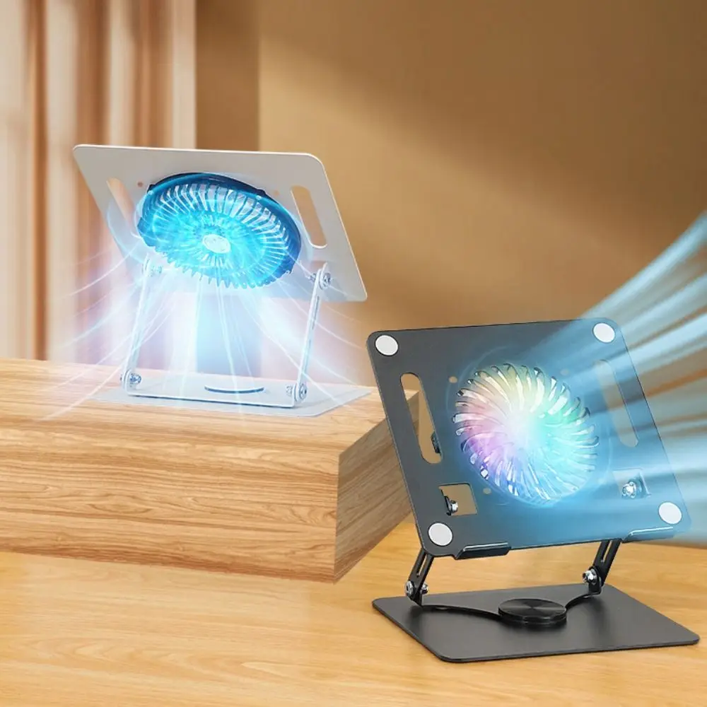 360 base rotativa suporte do computador portátil dobrável ajustável computador riser levantador dissipação de calor suporte do portátil para mesa