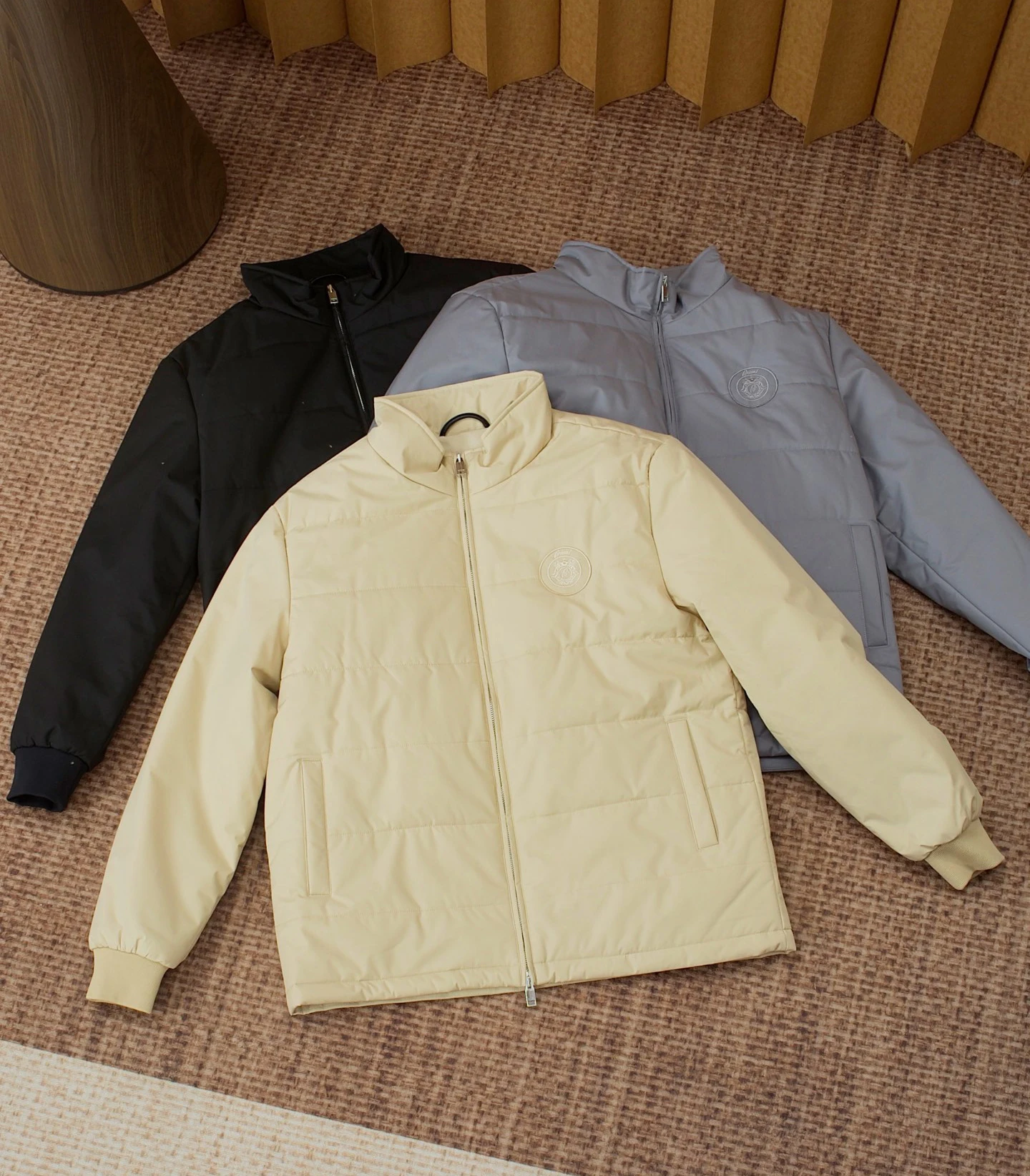 

BLLIYOSS 2026 Stand up collar zipper cotton jacket windproof waterproof warm Men Casual Jacket Coat New size M-3XL touch Soft