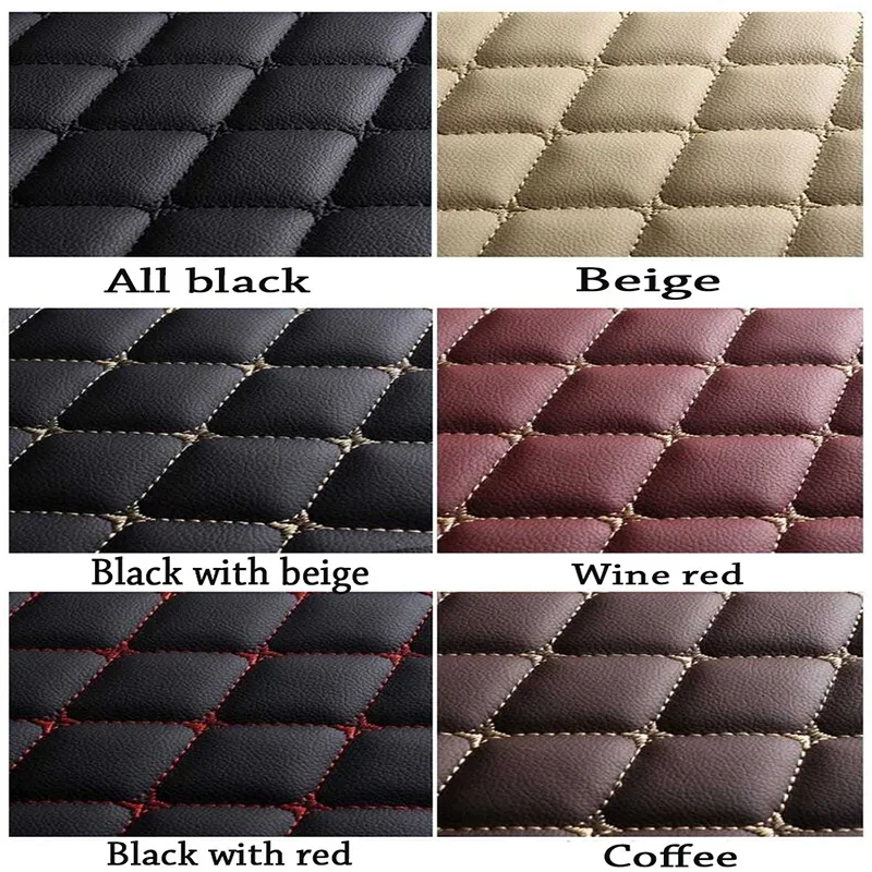 leather car trunk mat for hyundai tucson 2015 2016 2017 2018 2019 2020 suv cargo liner accessories interior boot