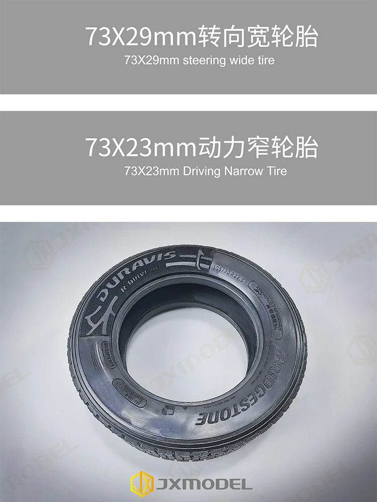 

2 PCS RC Tire Rubber Tyre JXMODEL Tires 1/14 For Tamiya Standard Euro Car Wide/Narrow Rubber Tires Tipper Parts DIY Accessories