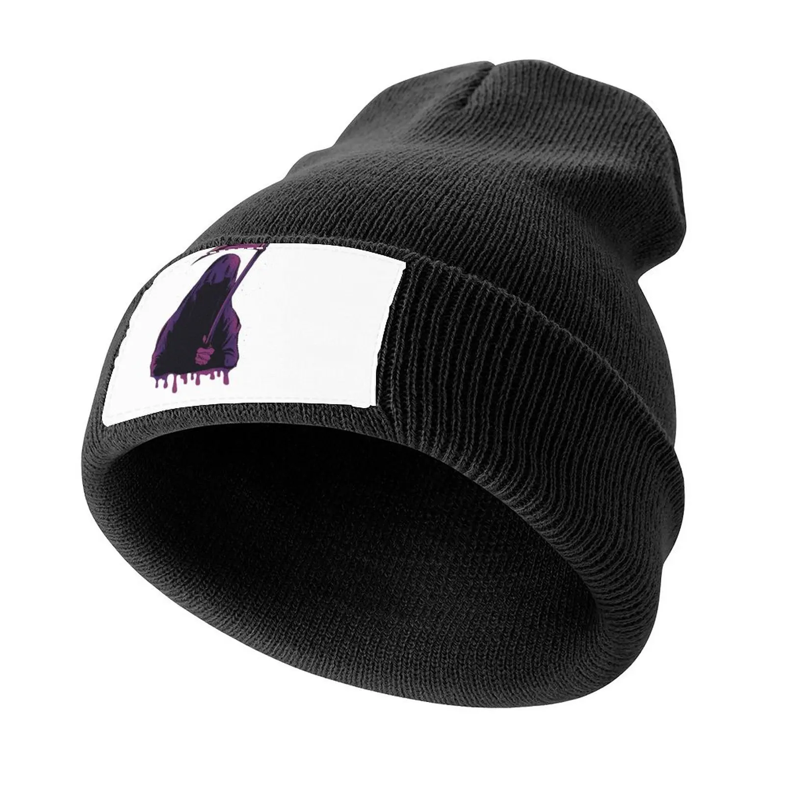 Faceless Grim Reaper Knitted Cap Horse Hat Sunscreen fishing hat Hats For Men Women's