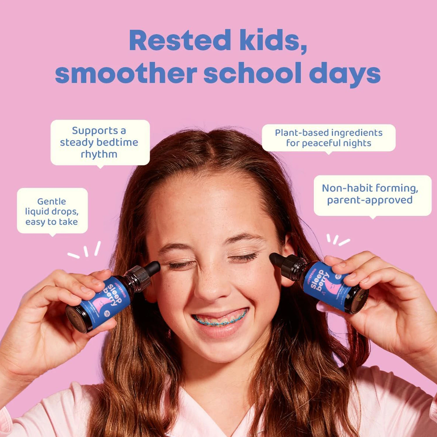 Liquid Melatonin Drops 30ml - with Vitamin D - Immune System & Sleep Support, Stress Relief, Sleeping Better, NON-GMO