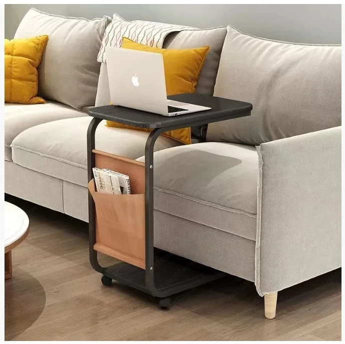 Mobile Side Table Simple Model, Sofa Side Table Mini Corner Table, Bedside Computer Small Square Table