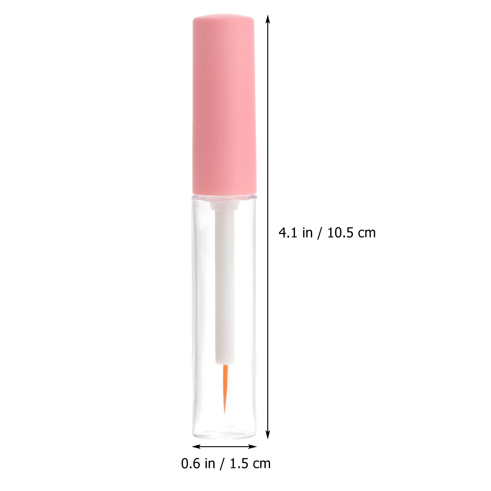 

6pcs Mascara Eyeliner Sticks Lip Gloss Tubes Shadow Tip Liner Bottle Tubes 5ml Clear Refillable PET Daily Travel Lightweight
