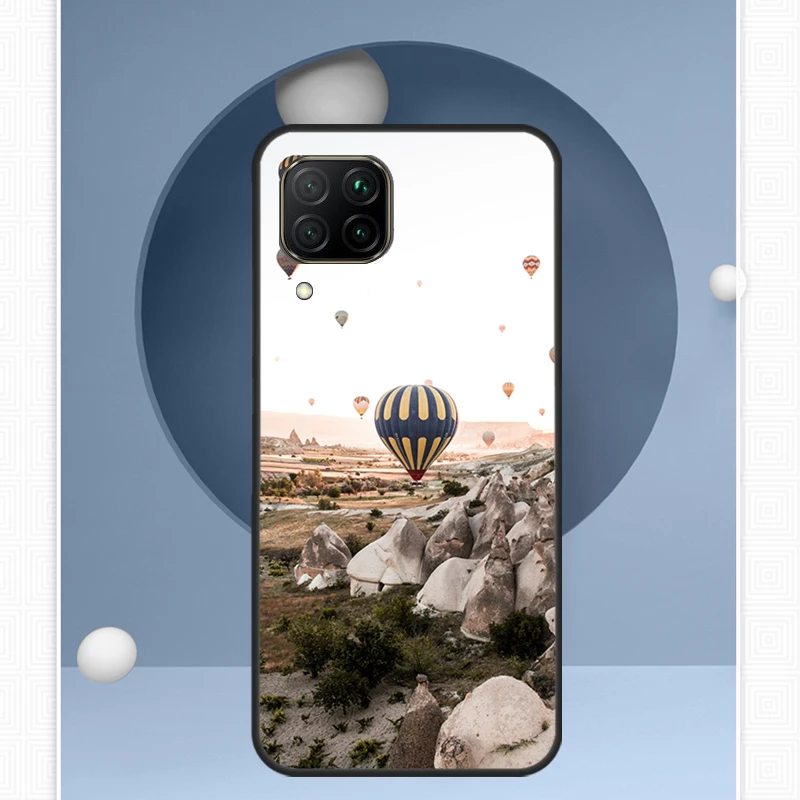منطاد الهواء الساخن السفر الجبل لهواوي نوفا 12i 12s 11i 8i Y91 Y60 Y70 Y72 Y90 Y61 9 10 SE P20 P40 Lite P30 P60 Pro Case