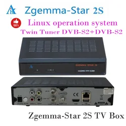 [Genuine] Classic ZGEMMA-Star.2S Linux HDTV Receiver MHEG-4 H.264 Twin Tuner DVB-S2+DVB-S2 Digital Decoder Receptor Satellite