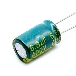 10-30PCS 400V6.8UF Aluminum Electrolytic Capacitor Original Low Esr/impedance High Frequency Size 8*12 6.8uf400v 400v6.8uf 20%