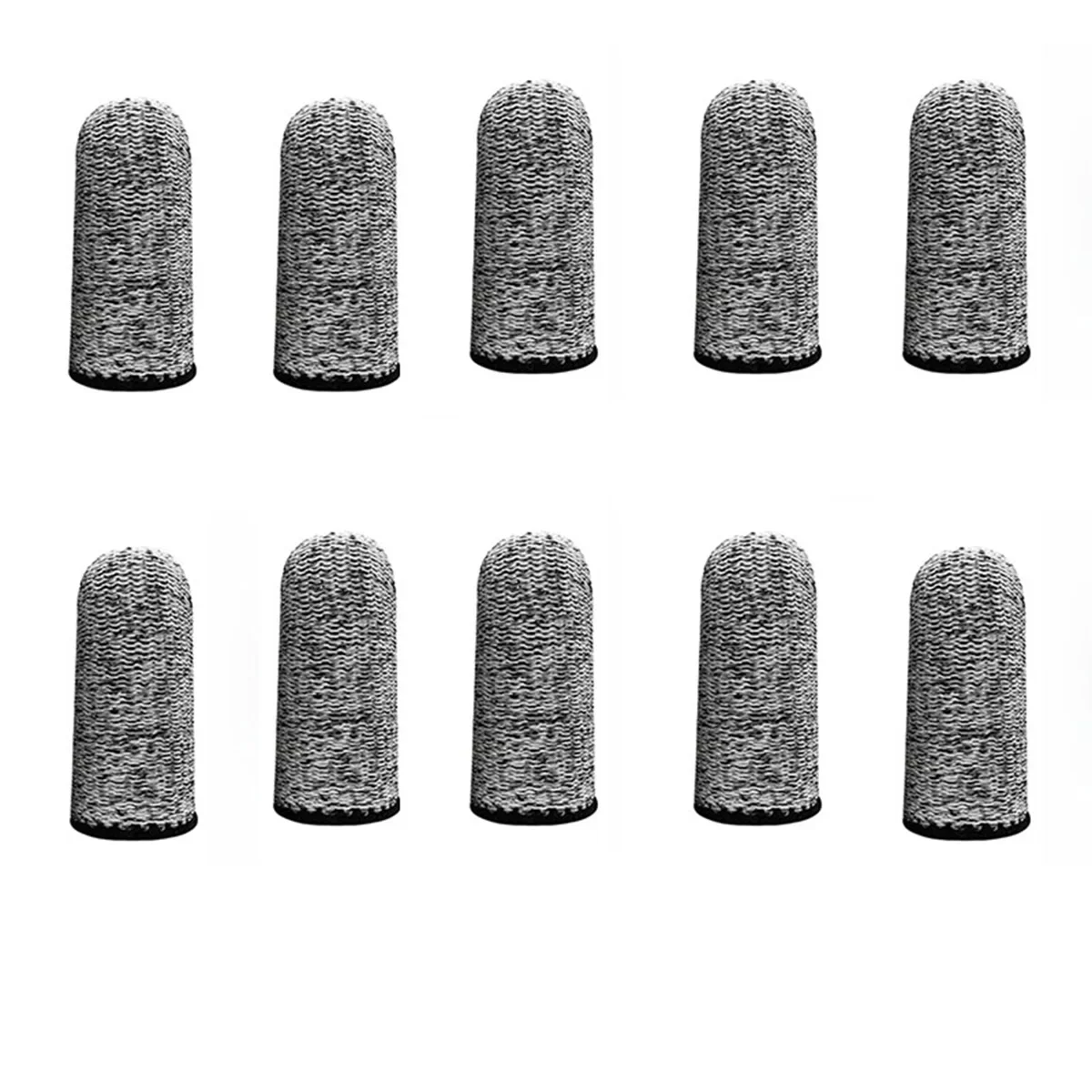 10 шт., защита для пальцев с защитой от порезов, рукав для защиты пальцев, уровень 5, высокопрочные безопасные гибкие перчатки с защитой от порезов, кухонный инструмент