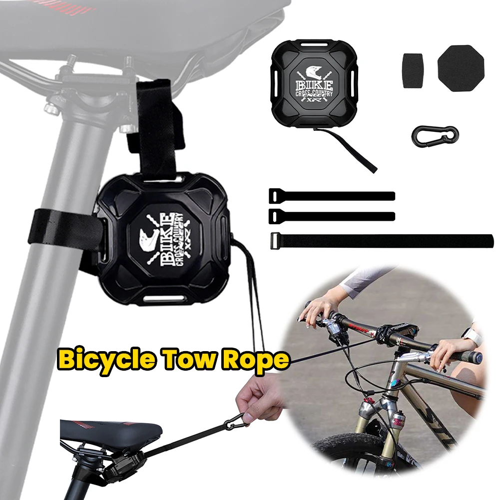 

Выдвижная велосипедная тяговая веревка для горного велосипеда, тяговая веревка для родителей и детей, портативный велосипедный буксировочный ремень для детей, MTB велосипед