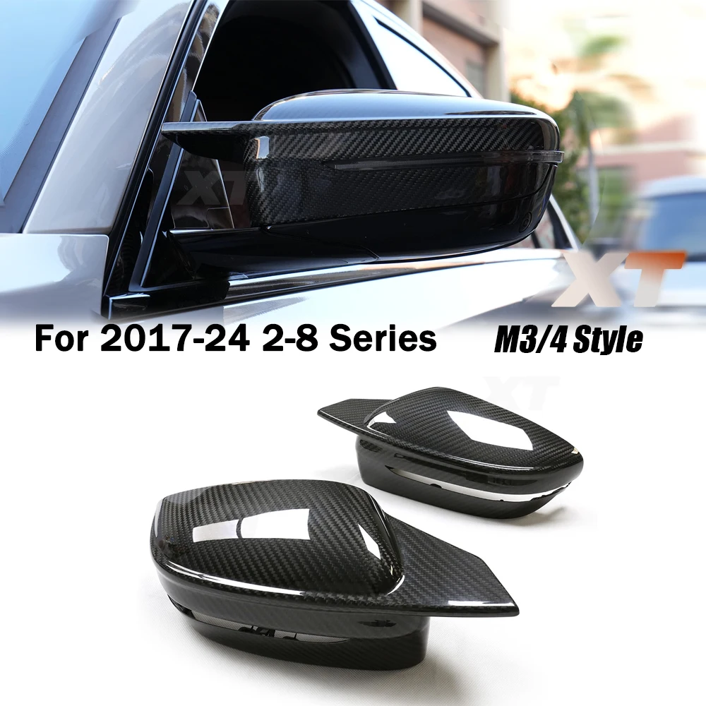 

M3 Style Forged Matt For 2017-24 BMW 3 4 5 7 8 Series G20 G22 G30 G11 G12 G15 G16 Full Dry Carbon Fiber Side Mirror Cover Caps