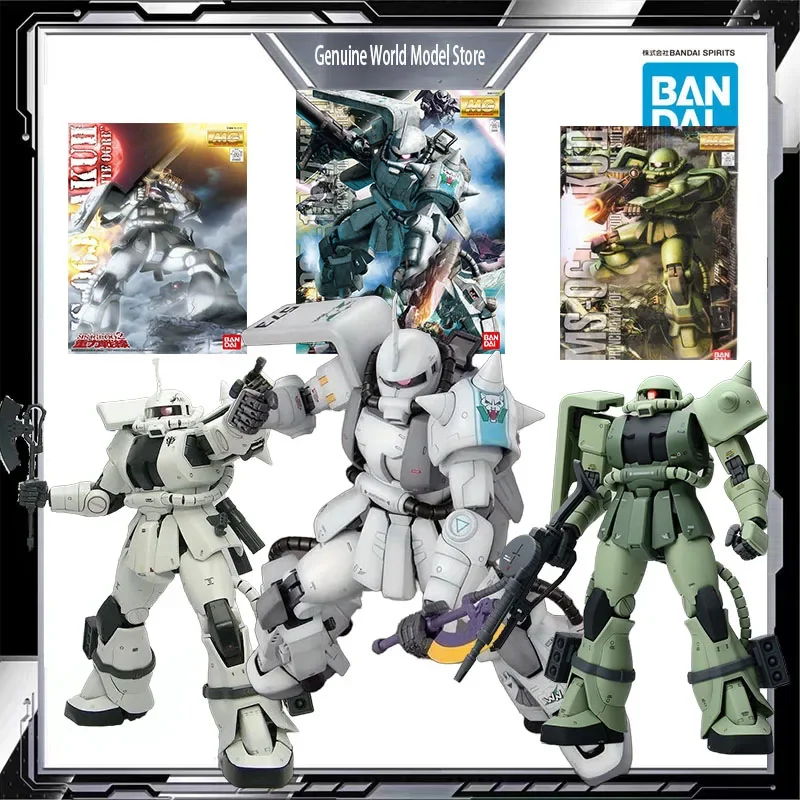 Bandai Original MODELL KIT GUNDAM MG Hohe Mobilität Typ 1/100 Anime Action Figure Montage Modell Spielzeug Modell Geschenke Für jungen
