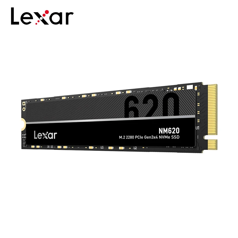 Original Lexar NM620 M.2 SSD 1TB 512GB 256GB PCIe Gen 3x4 NVME Internal Solid State Drive 3D NAND Storage Drive Hard Disk For PC