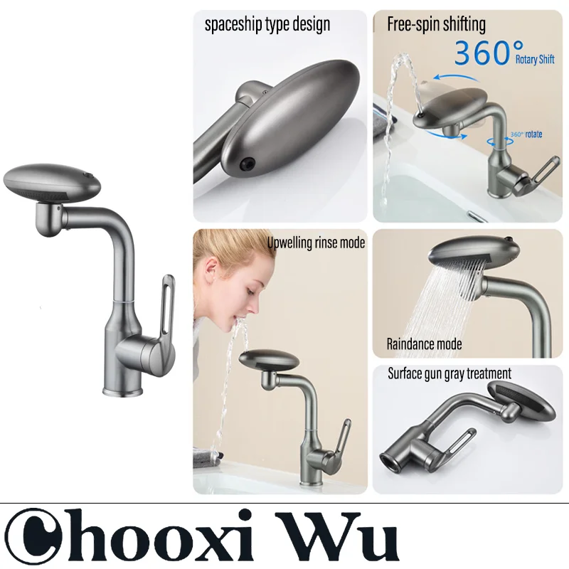 

CHOOXIWU-kitchen faucet, fashion faucet, multi-function faucet, rotating faucet, kitchen basin faucet